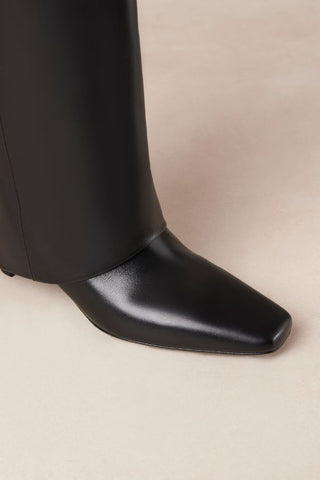 Evita Leather Boots | Black