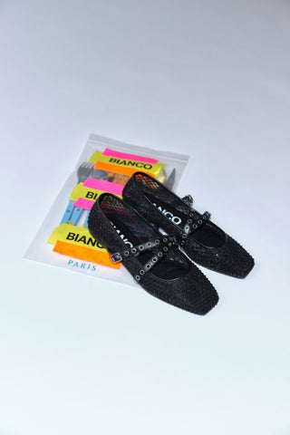 BIAROSE Mary Jane Shoes | Black