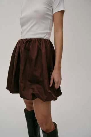 Evans Skirt | Oxblood