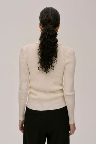 Turner Knit Cardigan | Off White