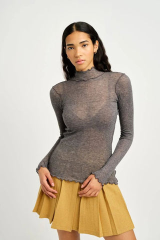 Jane Turtleneck | Dark Grey