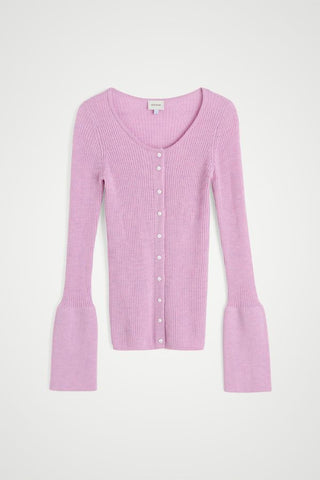 Liw Knit Cardigan | Pink