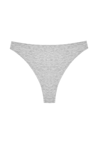 High Rise Thong | Grey