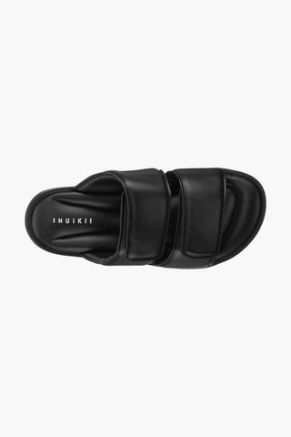 Padded Double Band Slides | Black