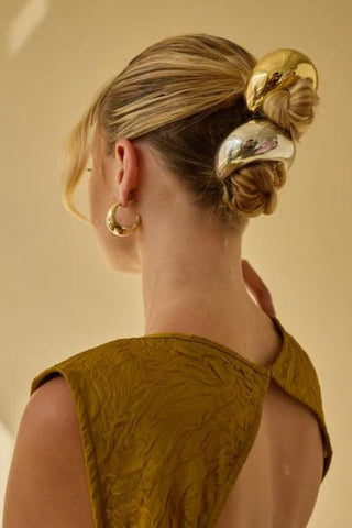 Glossy Dome Pony Cuff | Gold