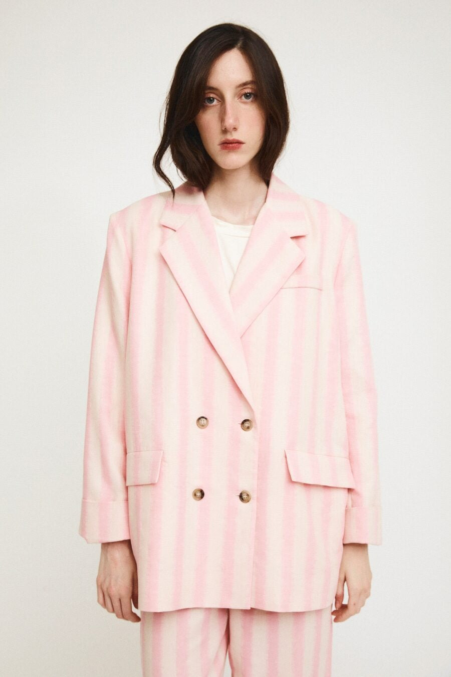 Wilson Blazer | Pink Stripes